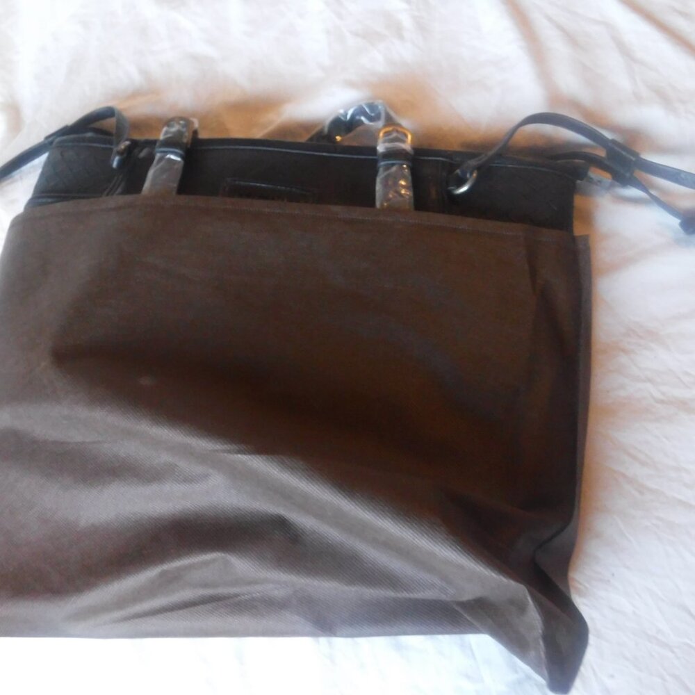 Montana West Womens Black Shoulder Tote Purse New - Picture 2 of 16